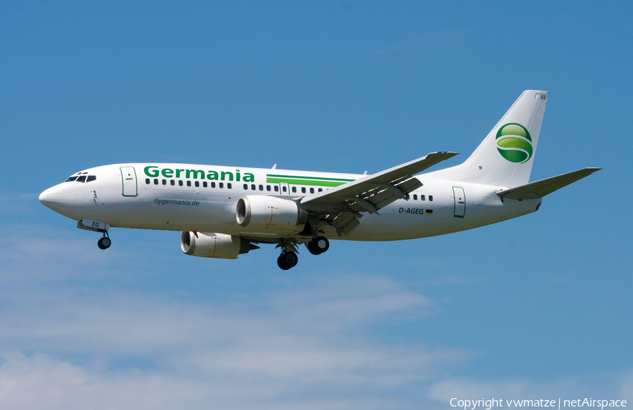 Germania Boeing 737-35B (D-AGEG) | Photo 188694