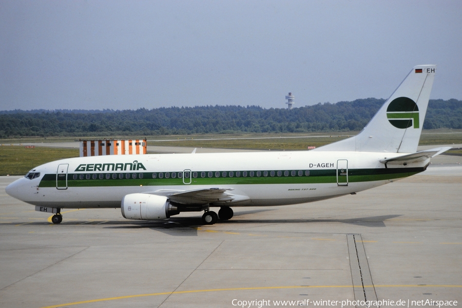 Germania Boeing 737-3L9 (D-AGEH) | Photo 501442