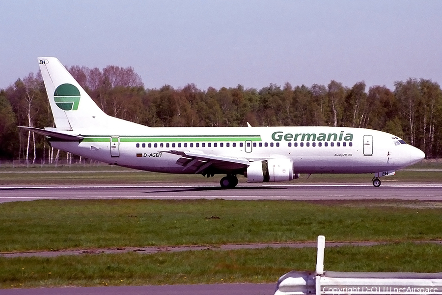 Germania Boeing 737-3L9 (D-AGEH) | Photo 142544