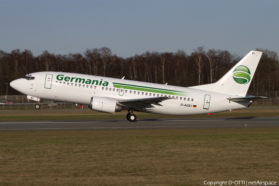 Germania Boeing 737-3L9 (D-AGEJ) | Photo 287493