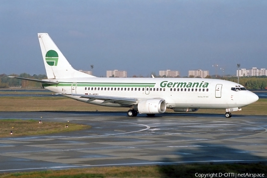 Germania Boeing 737-3L9 (D-AGEJ) | Photo 252050