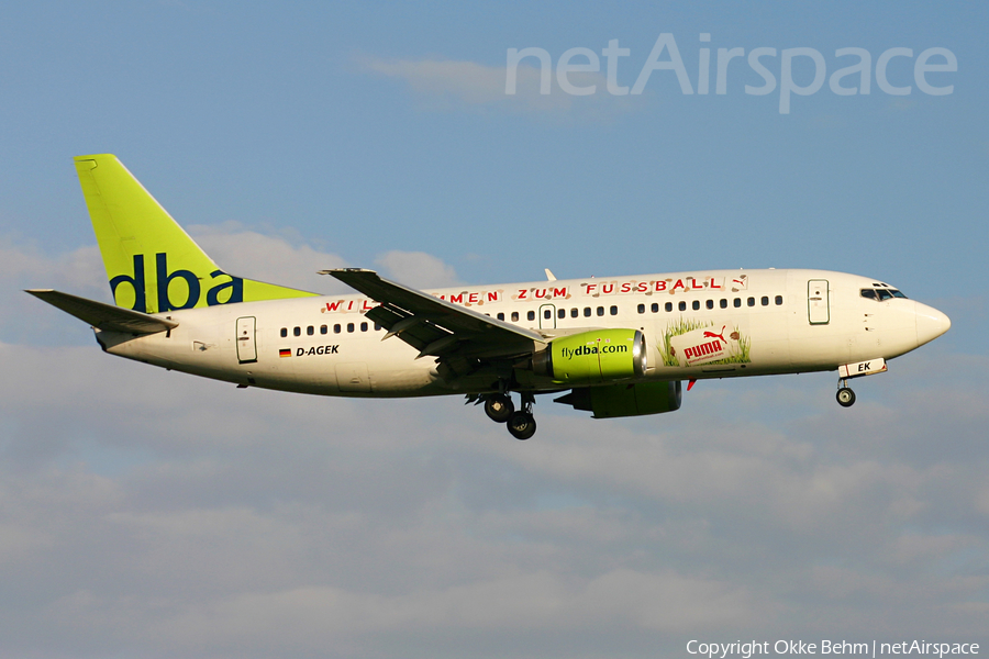 dba Boeing 737-3M8 (D-AGEK) | Photo 70757