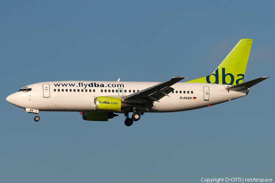 dba Boeing 737-3M8 (D-AGEK) | Photo 191796