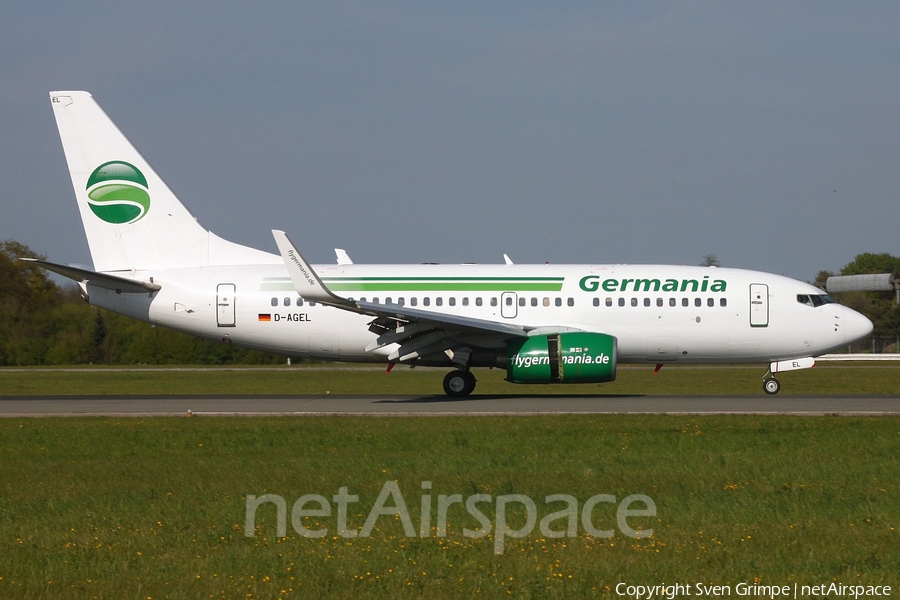 Germania Boeing 737-75B (D-AGEL) | Photo 162450