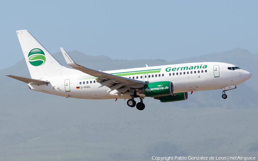 Germania Boeing 737-75B (D-AGEL) | Photo 339664