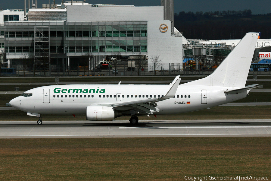 Germania Boeing 737-75B (D-AGEL) | Photo 30011