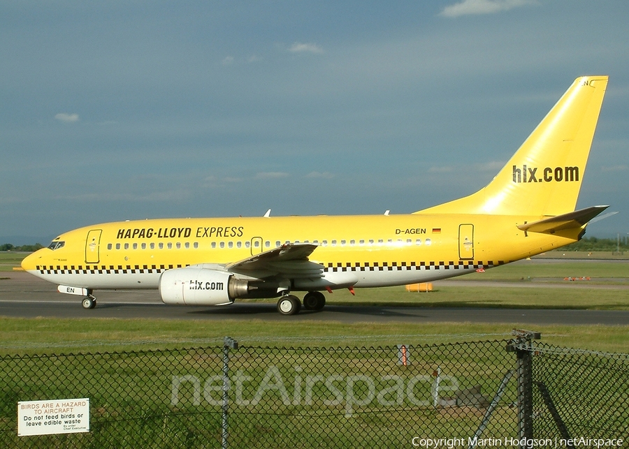 Hapag-Lloyd Express (TUIFly) Boeing 737-75B (D-AGEN) | Photo 102630