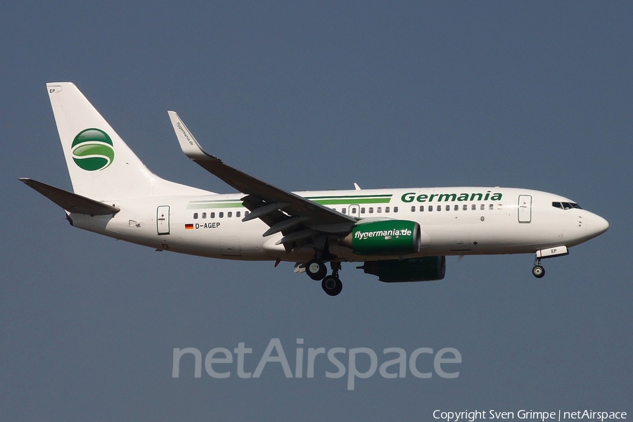Germania Boeing 737-75B (D-AGEP) | Photo 82584