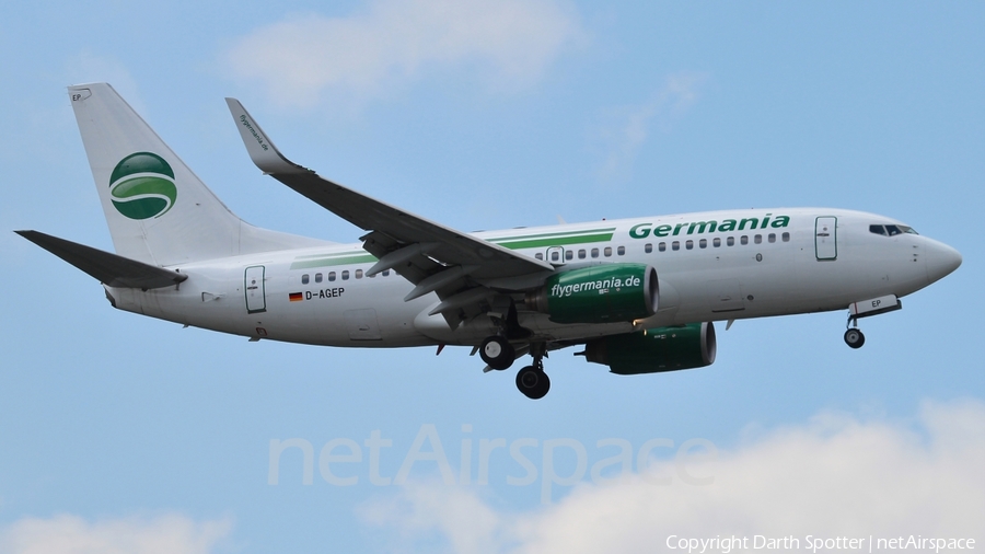 Germania Boeing 737-75B (D-AGEP) | Photo 218165