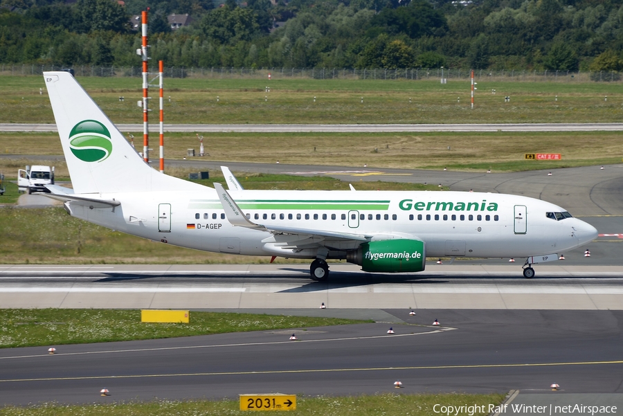 Germania Boeing 737-75B (D-AGEP) | Photo 317217