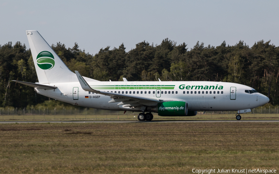 Germania Boeing 737-75B (D-AGEP) | Photo 107468