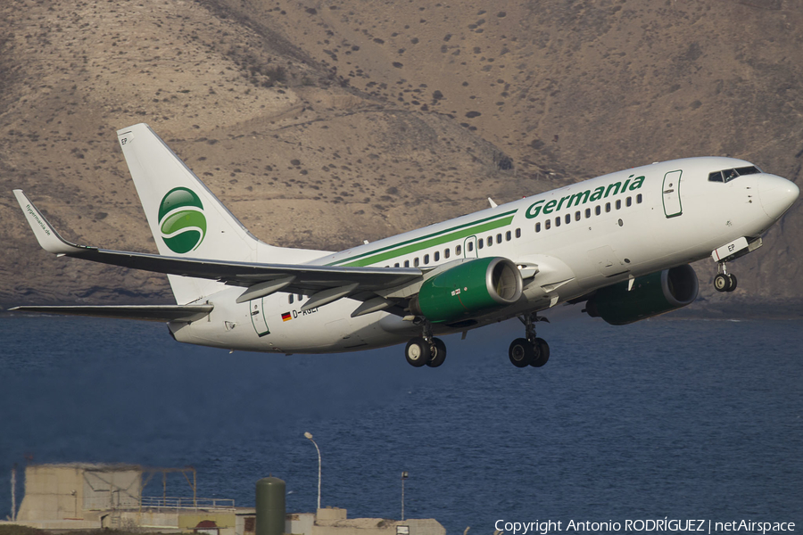 Germania Boeing 737-75B (D-AGEP) | Photo 268147