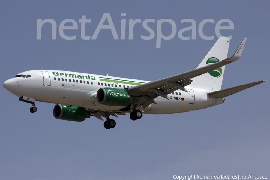 Germania Boeing 737-75B (D-AGEP) | Photo 339150