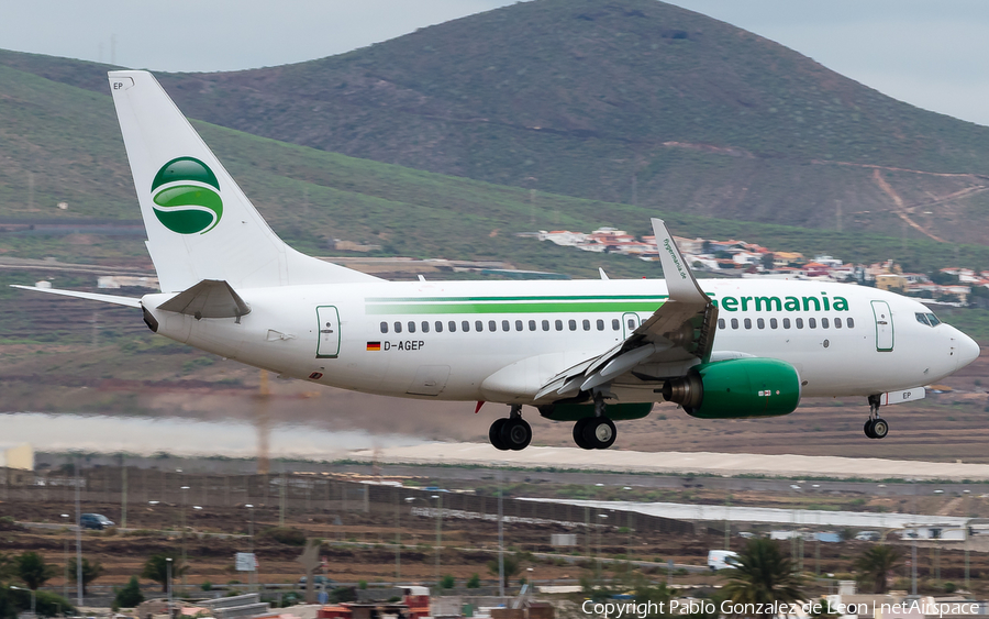 Germania Boeing 737-75B (D-AGEP) | Photo 339667