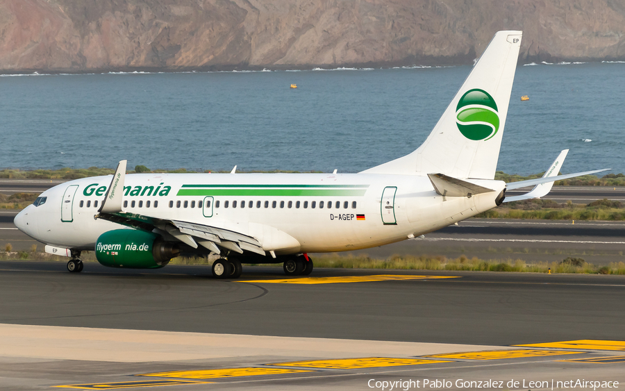 Germania Boeing 737-75B (D-AGEP) | Photo 339671