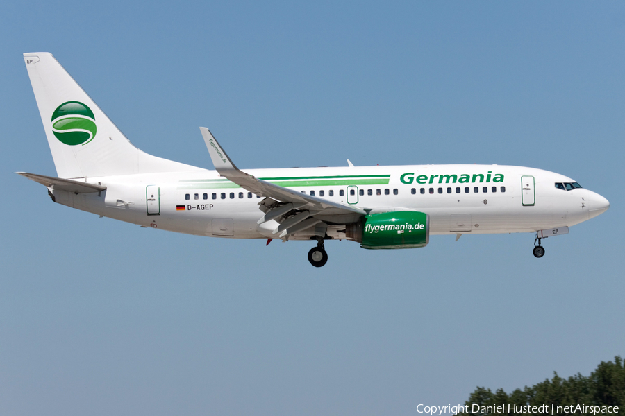 Germania Boeing 737-75B (D-AGEP) | Photo 502824