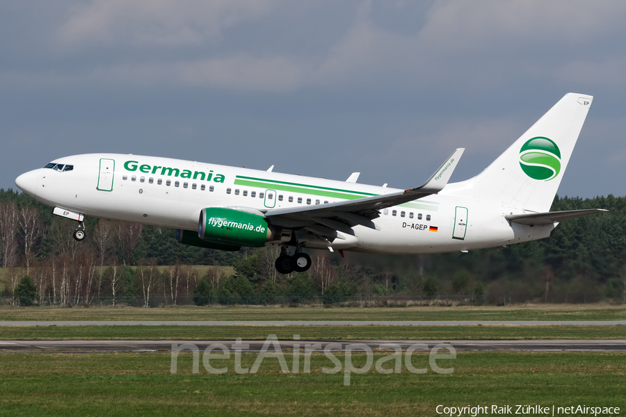 Germania Boeing 737-75B (D-AGEP) | Photo 104397