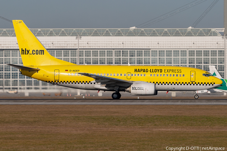 Hapag-Lloyd Express Boeing 737-75B (D-AGEP) | Photo 291172