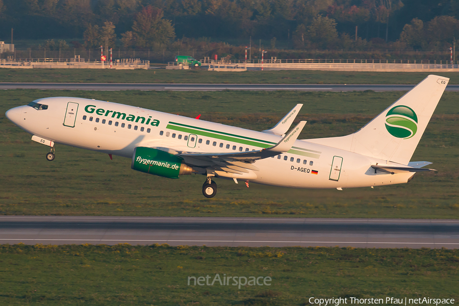 Germania Boeing 737-75B (D-AGEQ) | Photo 87503