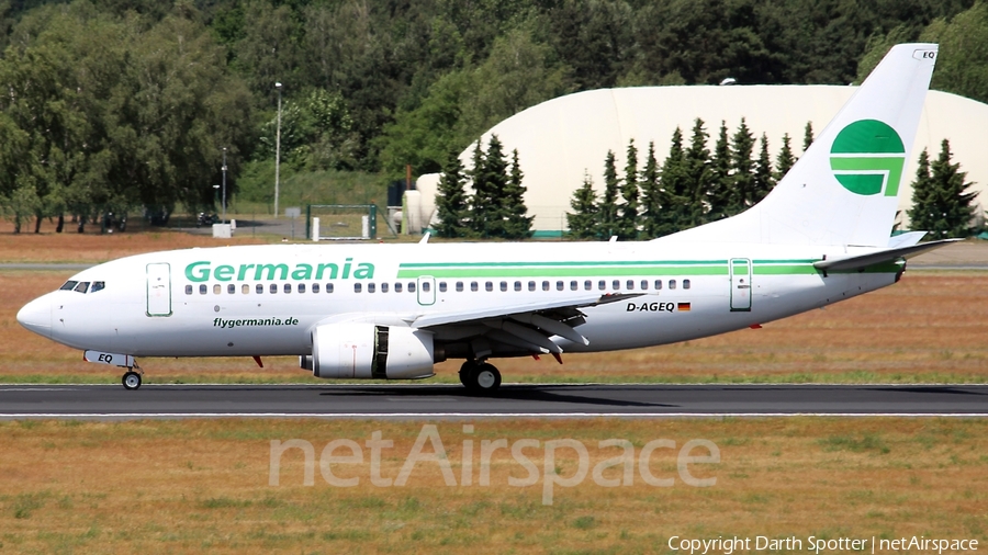 Germania Boeing 737-75B (D-AGEQ) | Photo 206358