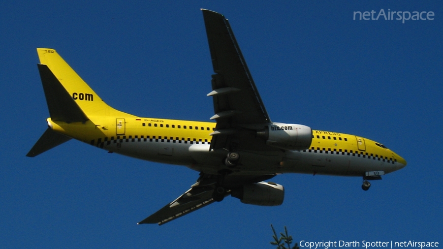 Hapag-Lloyd Express (TUIFly) Boeing 737-75B (D-AGEQ) | Photo 133512