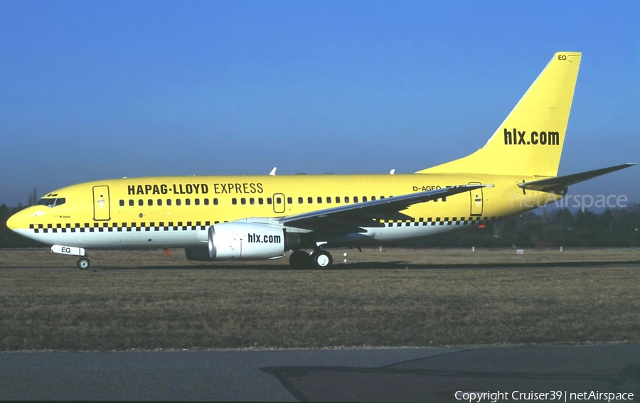 Hapag-Lloyd Express (TUIFly) Boeing 737-75B (D-AGEQ) | Photo 649741