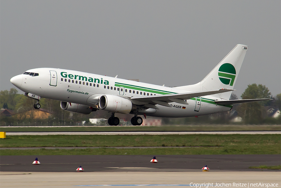 Germania Boeing 737-75B (D-AGER) | Photo 44262