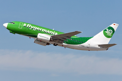 Germania Boeing 737-75B (D-AGER) at  Dusseldorf - International, Germany