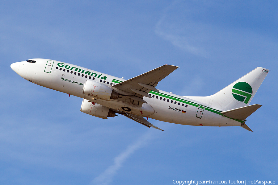 Germania Boeing 737-75B (D-AGER) | Photo 92606