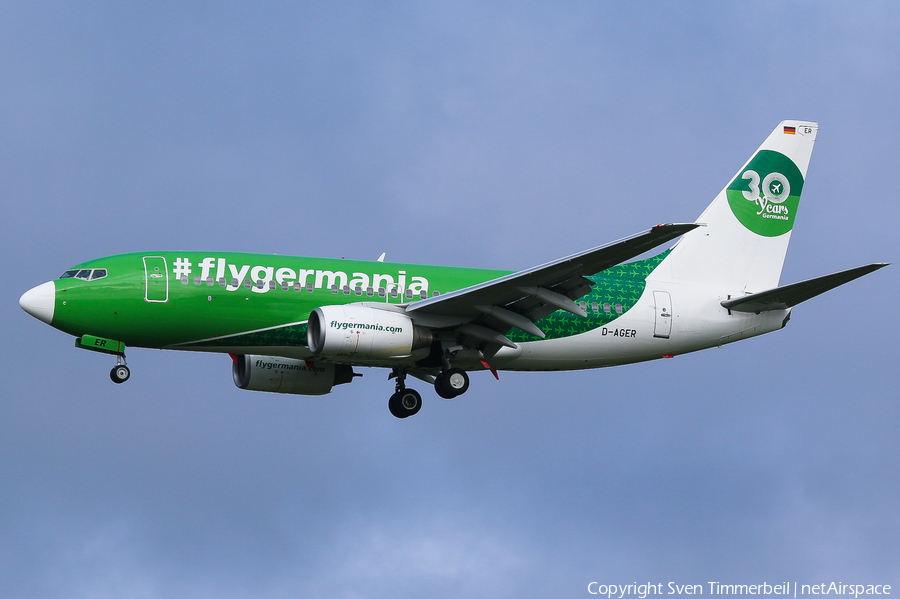 Germania Boeing 737-75B (D-AGER) | Photo 126422