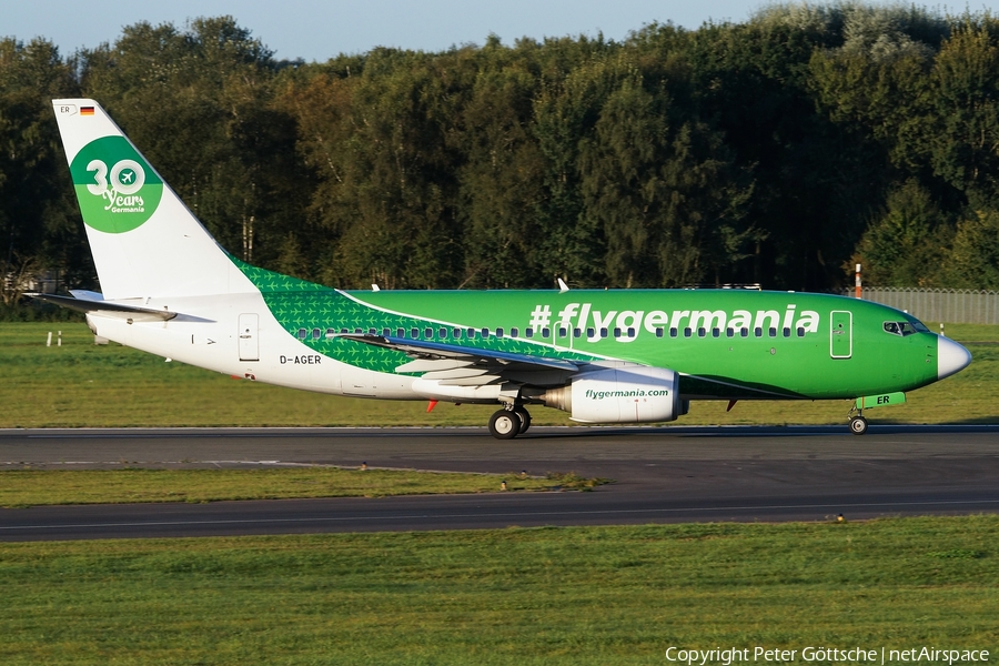 Germania Boeing 737-75B (D-AGER) | Photo 126541