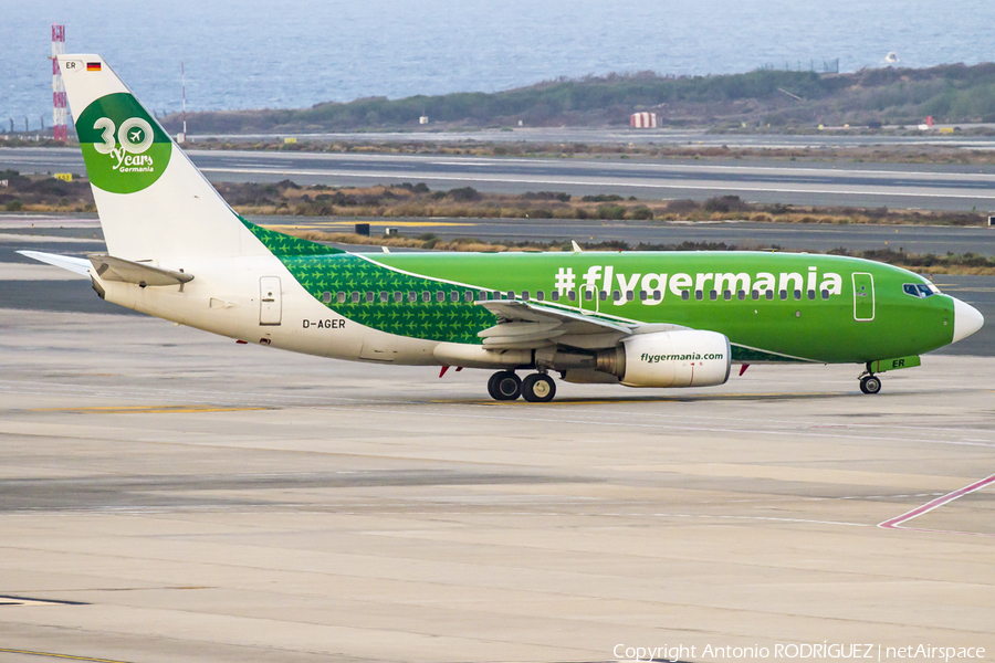 Germania Boeing 737-75B (D-AGER) | Photo 129315