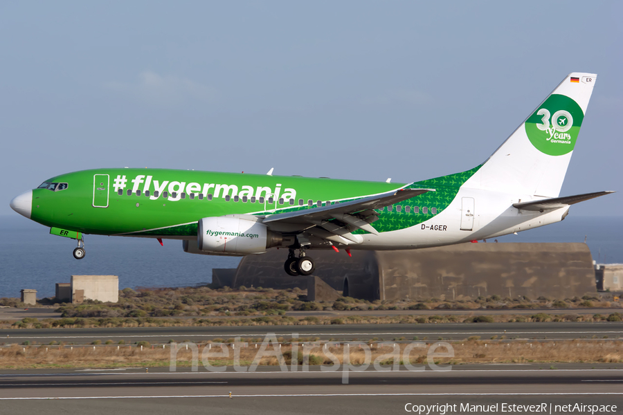 Germania Boeing 737-75B (D-AGER) | Photo 129889