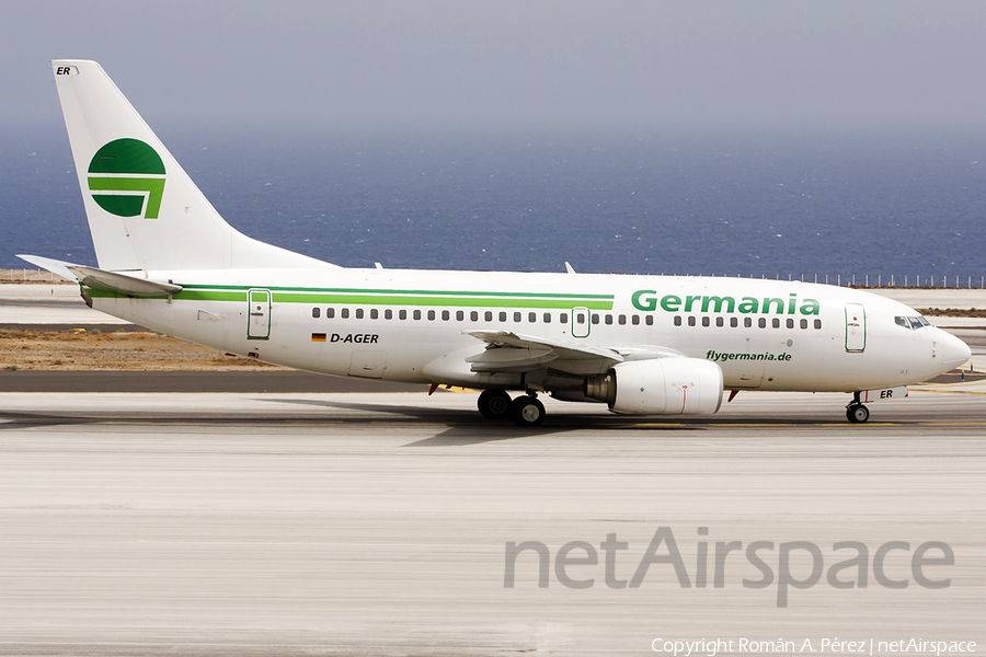 Germania Boeing 737-75B (D-AGER) | Photo 281613