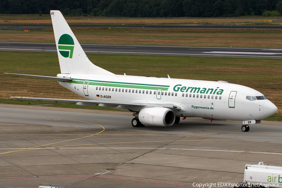 Germania Boeing 737-75B (D-AGER) | Photo 276163