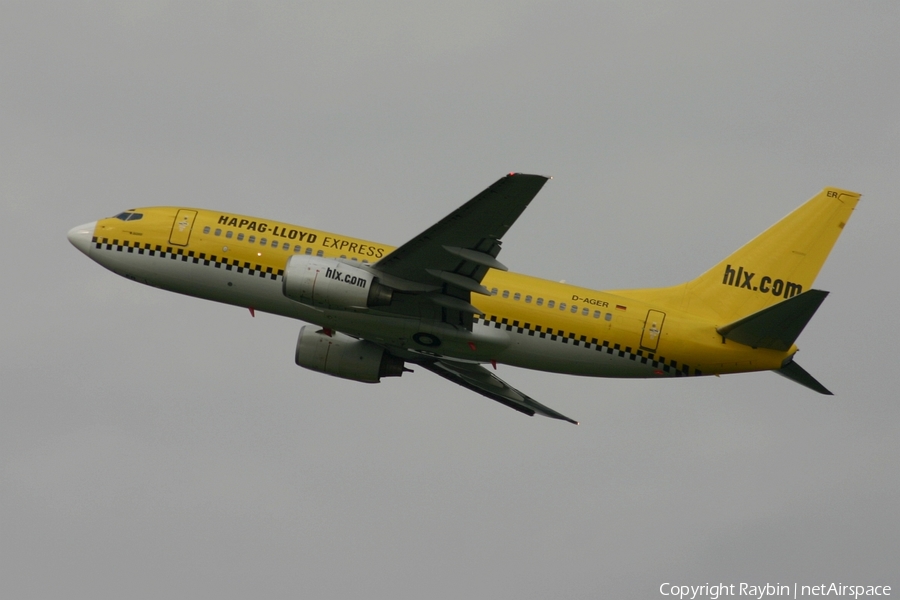 Hapag-Lloyd Express (Germania) Boeing 737-75B (D-AGER) | Photo 548434