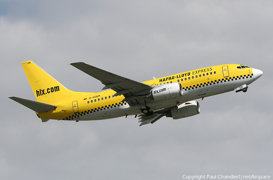 Hapag-Lloyd Express (Germania) Boeing 737-75B (D-AGER) | Photo 49284