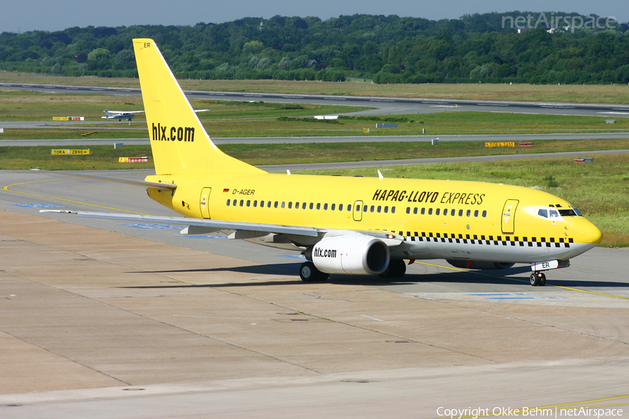 Hapag-Lloyd Express (Germania) Boeing 737-75B (D-AGER) | Photo 38917