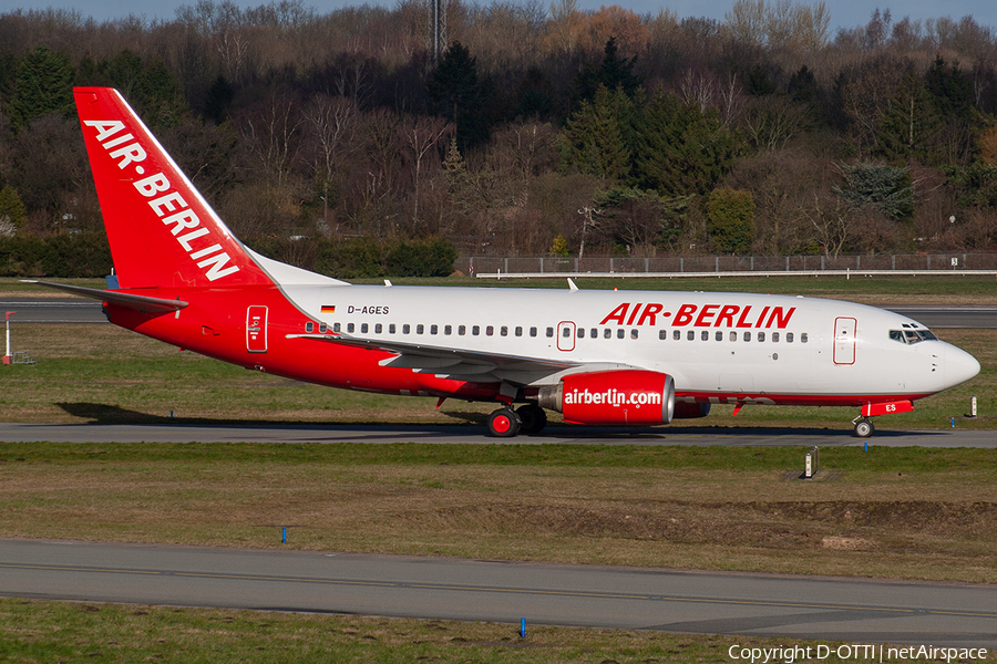 Air Berlin Boeing 737-75B (D-AGES) | Photo 249049