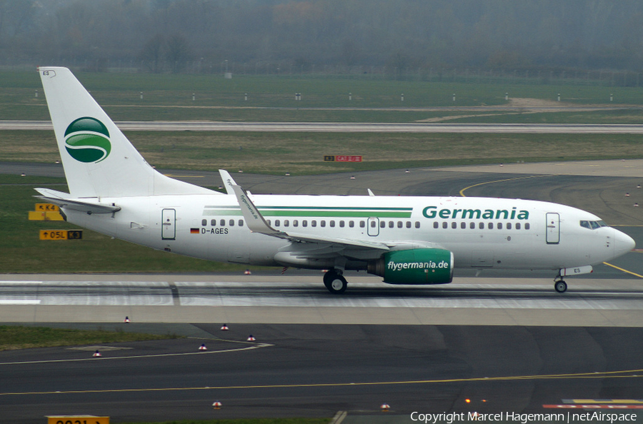 Germania Boeing 737-75B (D-AGES) | Photo 124667
