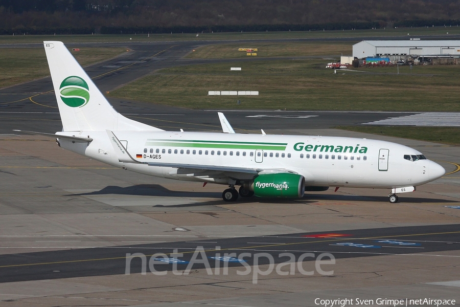 Germania Boeing 737-75B (D-AGES) | Photo 43499