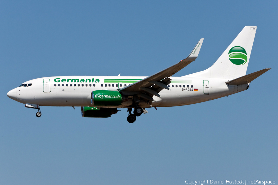 Germania Boeing 737-75B (D-AGES) | Photo 522453