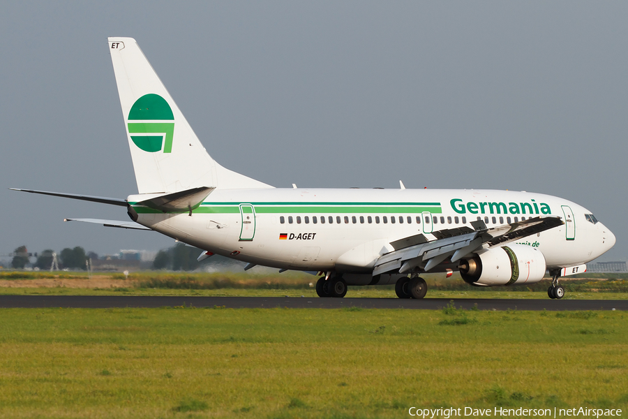 Germania Boeing 737-75B (D-AGET) | Photo 14421