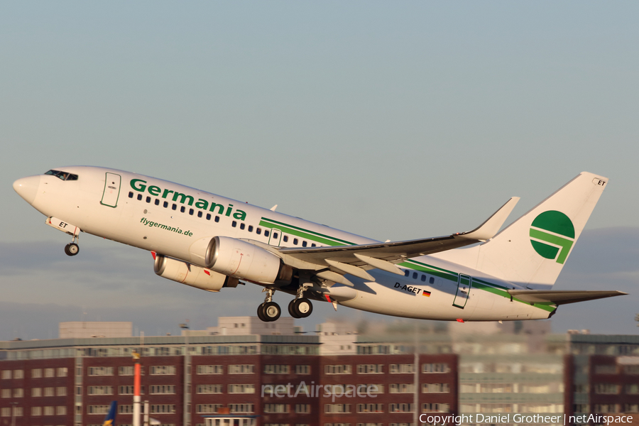 Germania Boeing 737-75B (D-AGET) | Photo 99799