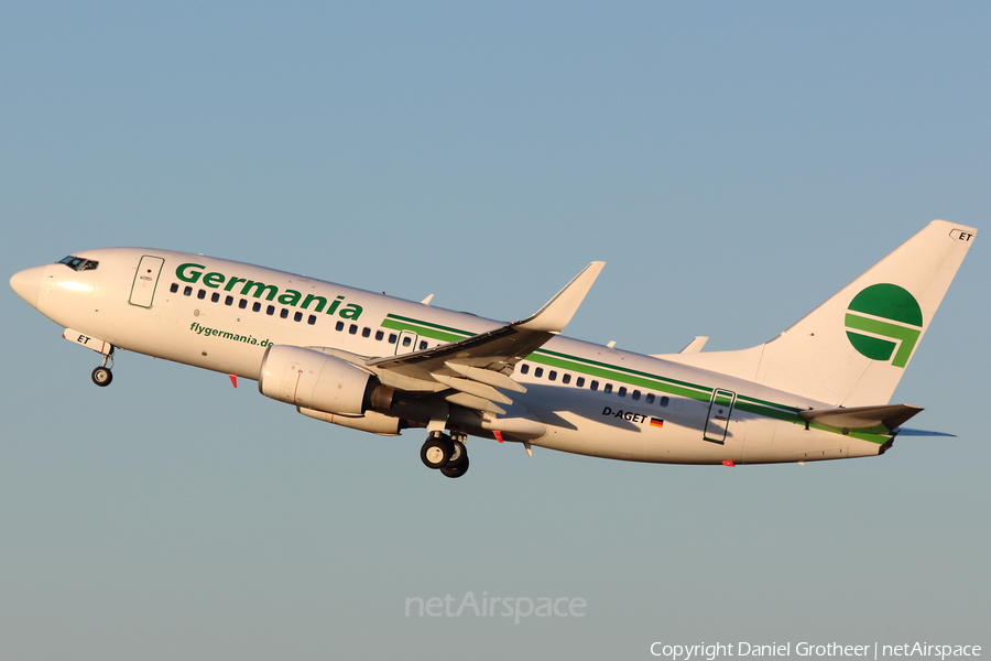Germania Boeing 737-75B (D-AGET) | Photo 99800