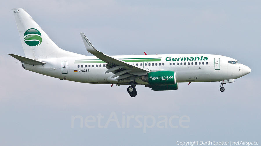 Germania Boeing 737-75B (D-AGET) | Photo 260954