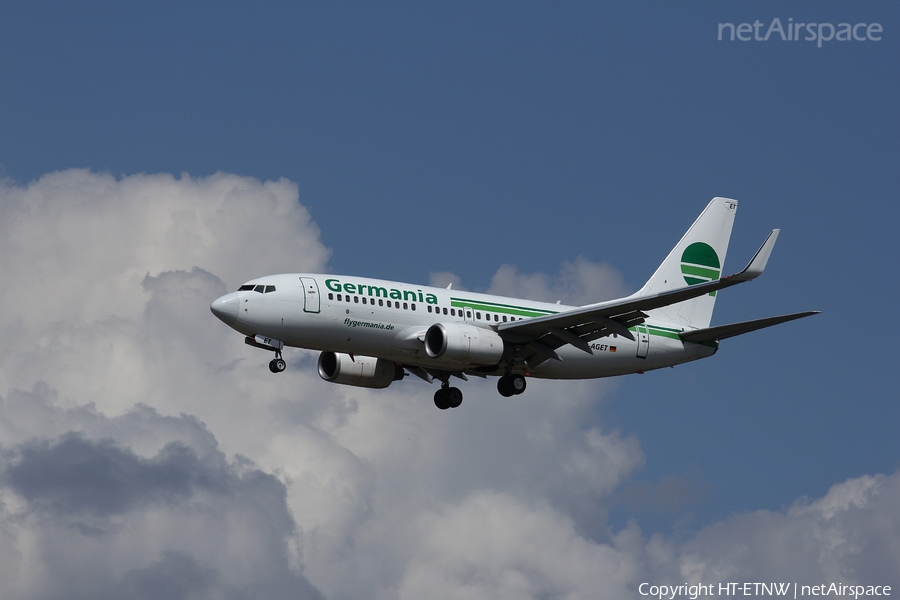 Germania Boeing 737-75B (D-AGET) | Photo 30800