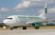 Germania Boeing 737-75B (D-AGET) at  Rostock-Laage, Germany