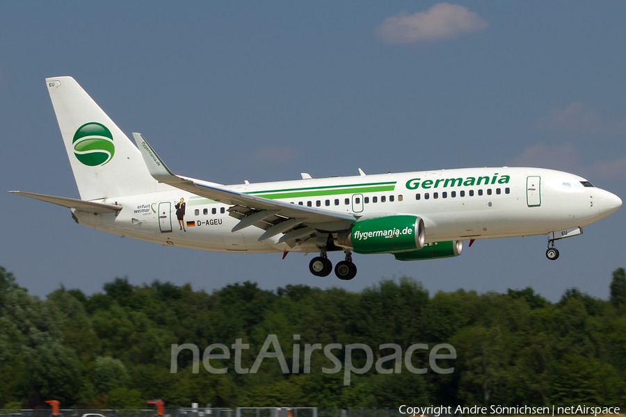 Germania Boeing 737-75B (D-AGEU) | Photo 52850