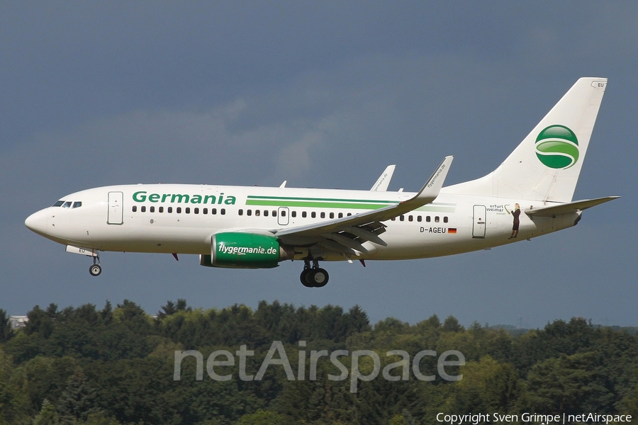 Germania Boeing 737-75B (D-AGEU) | Photo 54680